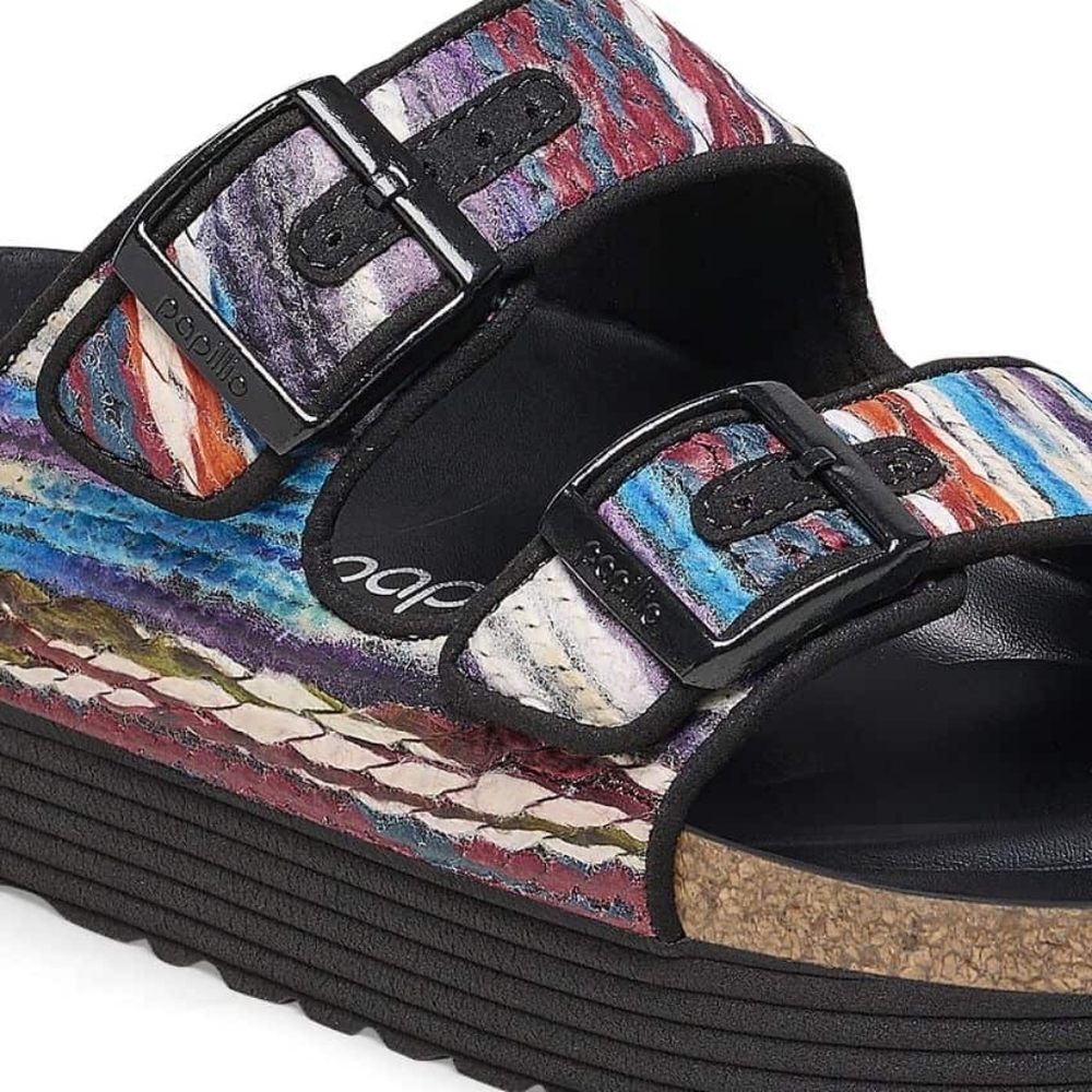 Birkenstock Arizona Flex Platform Multi-Turquoise NIB (Multiple Sizes) - Picture 2 of 8